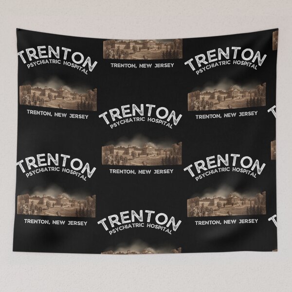 Item preview, Hospital Psiquiátrico de Trenton (Trenton y municipio de Ewing, Nueva Jersey) Gráfico principal designed and sold by GhostlyWorld.