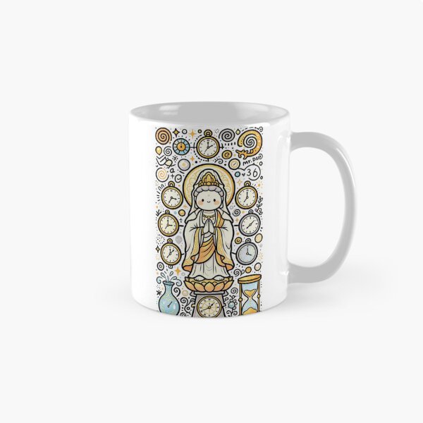 Item preview, Cute Kawaii Guanyin Time Guardian designed and sold by Mystic & Celestial Art.
