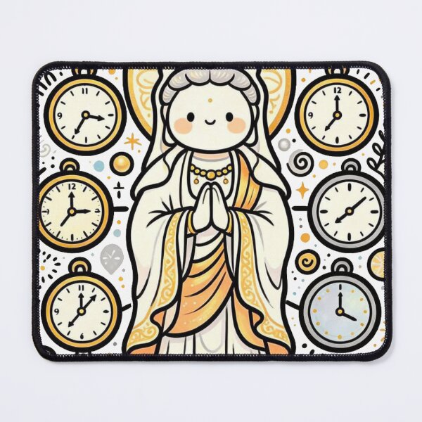 Item preview, Cute Kawaii Guanyin Time Guardian designed and sold by Mystic & Celestial Art.
