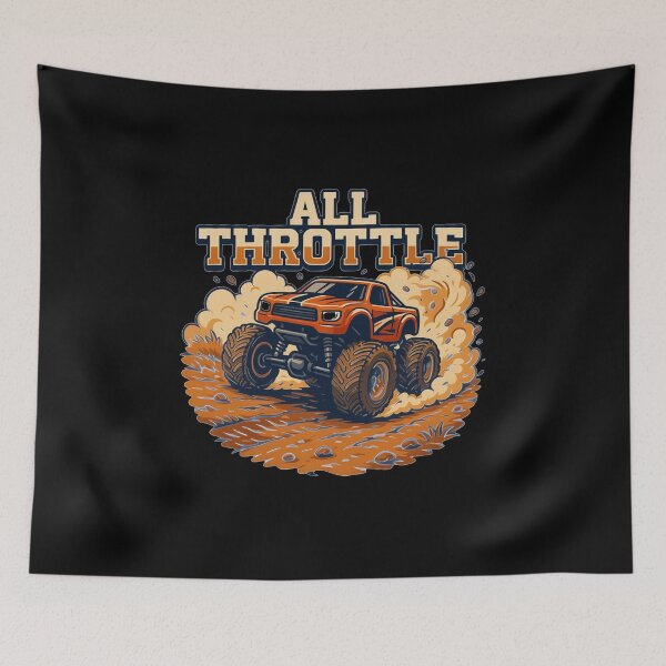 Item preview, All Throttle RC Monster Truck | Remote Control Off-Road Racing designed and sold by No Excuses Supply.