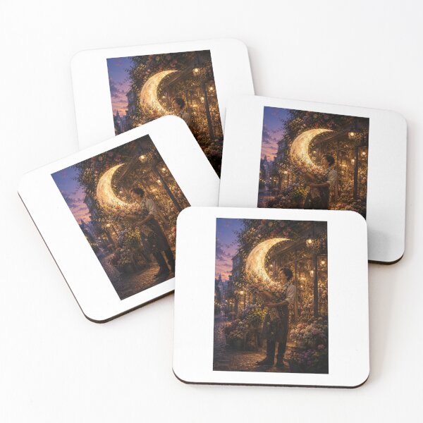 Item preview, The Florist Who Grew the Moon Romantic Fantasy Art designed and sold by TaiwoDesigns.