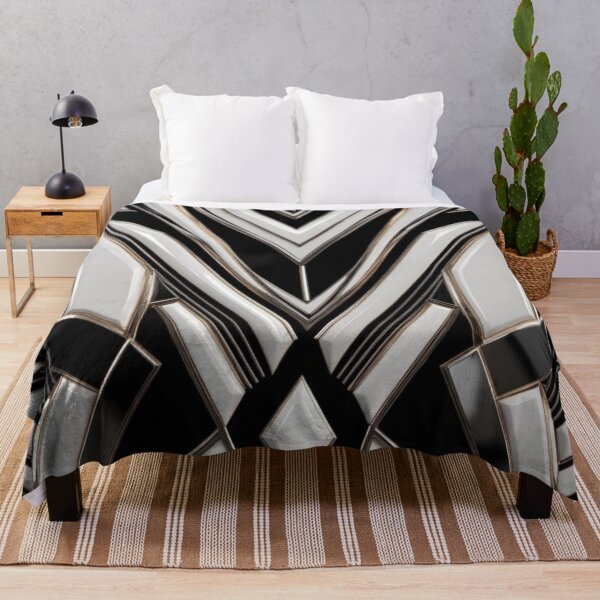 Item preview, Gleaming Vortex in Black and Ivory designed and sold by Harmonic_Layers.