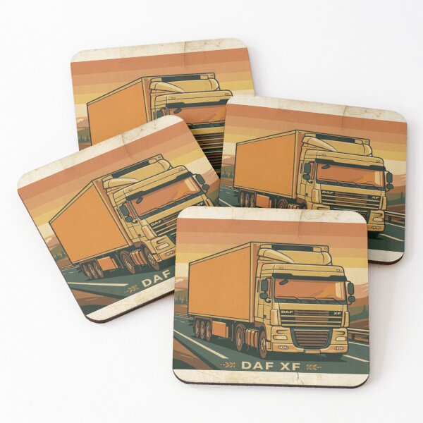 Item preview, DAF XF Vintage Retro Poster designed and sold by Dimensionality.