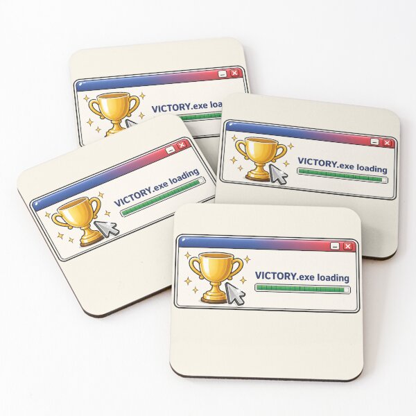 Item preview, Victory Loading Sports | Y2K Chrome Cursor Trophy Design designed and sold by Loading Crush.