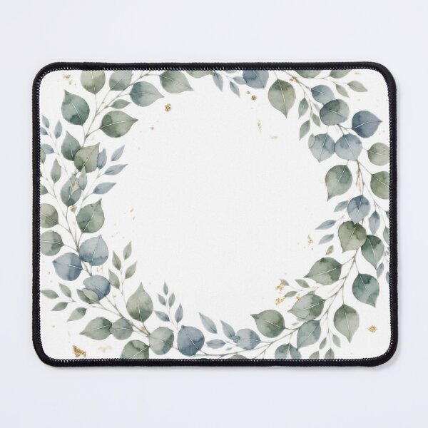 Item preview, Eucalyptus Wreath Canvas Wall Art | Sage Green Gold | Minimal Organic Decor designed and sold by Donartpictures.