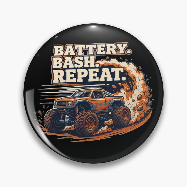 Item preview, Battery. Bash. Repeat. RC Monster Truck | Remote Control Hobby designed and sold by No Excuses Supply.