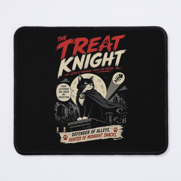 Item preview, The Treat Knight Funny Black Cat Shirt designed and sold by Mystic & Celestial Art.
