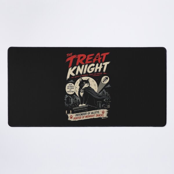 Item preview, The Treat Knight Funny Black Cat Shirt designed and sold by Mystic & Celestial Art.
