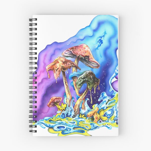 Item preview, Cosmic Melting Mushroom Fungi designed and sold by KaleidoscopeQ.