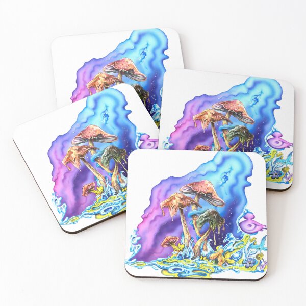Item preview, Cosmic Melting Mushroom Fungi designed and sold by KaleidoscopeQ.