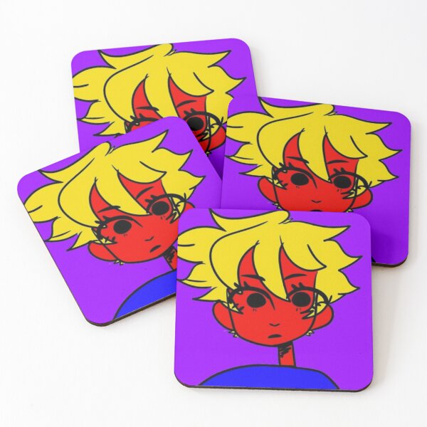 Item preview, Pop Comic Neon Face Bold Character designed and sold by KaleidoscopeQ.