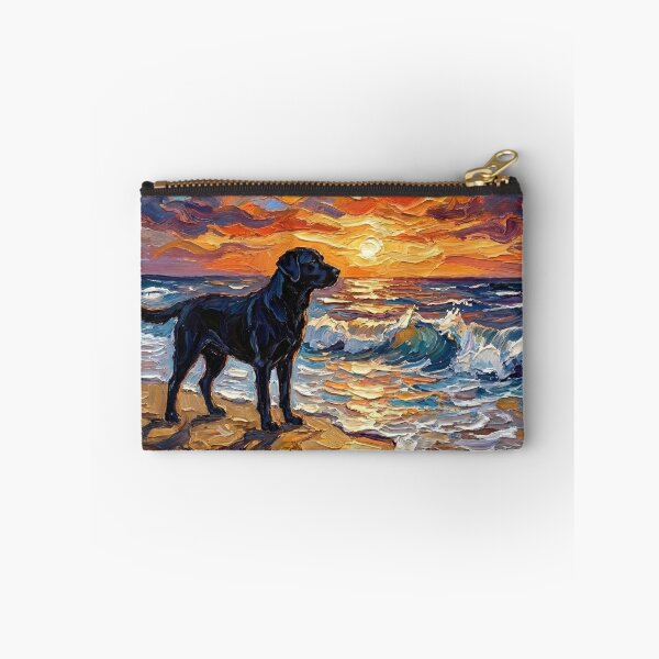 Item preview, Beach Night – Black Labrador designed and sold by AjaTrier.