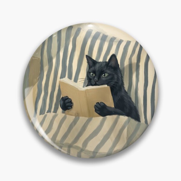 Item preview, Cat Reading – Black Cat Art, Cozy Bedroom Decor, Book-Loving Cat Illustration, Cat in Bed, Reading Decor, Cat and Book Art designed and sold by Knightofartx25.
