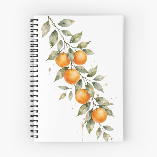 Item preview, Orange Branch Canvas Wall Art | Citrus Gold Mediterranean | Kitchen Wall Decor designed and sold by Donartpictures.