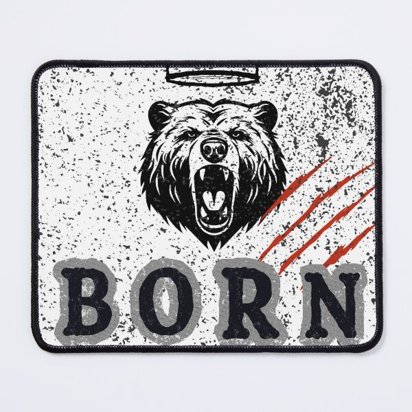 Item preview, Born To Reign - Grungy Bear King with Crown Streetwear Art designed and sold by AhmadAnnaPrints.