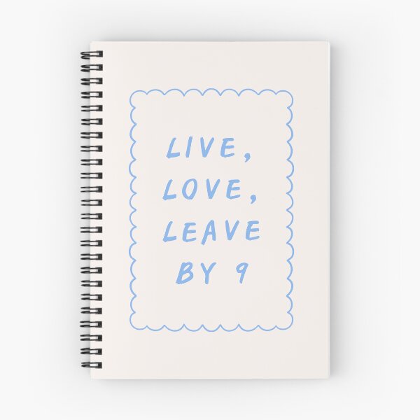Item preview, Blue Bubble Live, Love, Leave By 9 Humorous Art designed and sold by Lyrical Little Things.