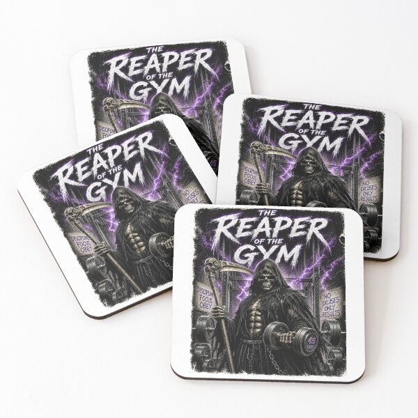 Item preview, The Reaper Of The Gym Grim Reaper Funny Horror Fitness Gift T-Shirt designed and sold by Digistore1221.