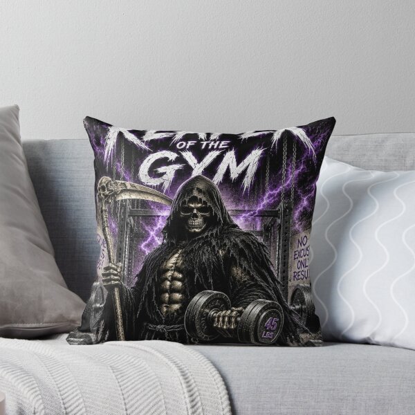 Item preview, The Reaper Of The Gym Grim Reaper Funny Horror Fitness Gift T-Shirt designed and sold by Digistore1221.