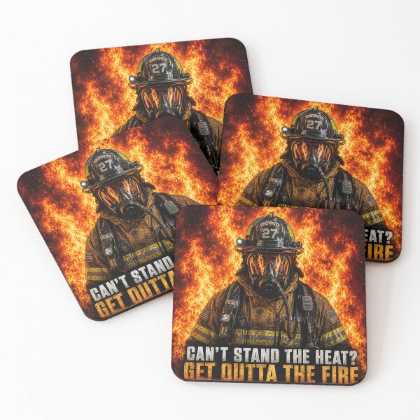 Item preview, Firefighter Humor - Can't Stand the Heat? Get Outta the Fire designed and sold by nikkolaus.