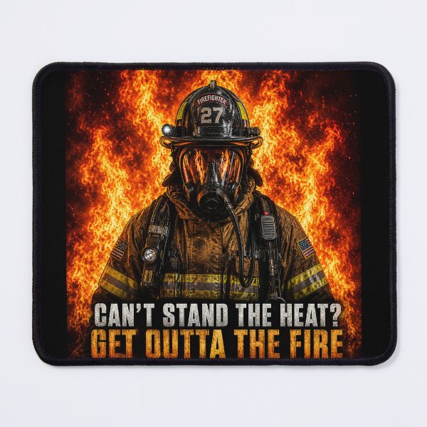 Item preview, Firefighter Humor - Can't Stand the Heat? Get Outta the Fire designed and sold by nikkolaus.