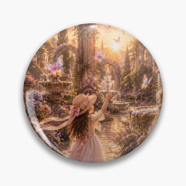 Item preview, Garden of Giant Butterflies Dreamlike Fantasy Art designed and sold by TaiwoDesigns.