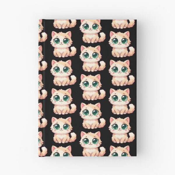 Item preview, Kawaii Emerald-Eyed Chibi Cat designed and sold by CatstheticShop1.