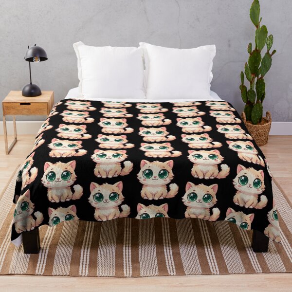 Item preview, Kawaii Emerald-Eyed Chibi Cat designed and sold by CatstheticShop1.