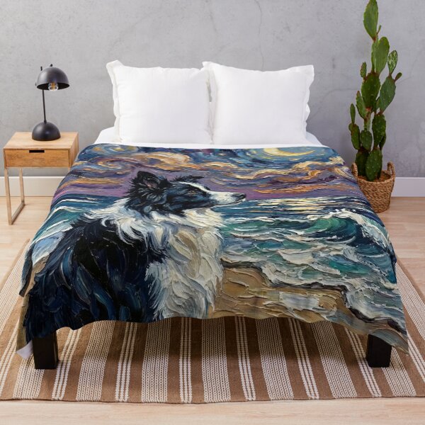 Item preview, Beach Night – Border Collie designed and sold by AjaTrier.