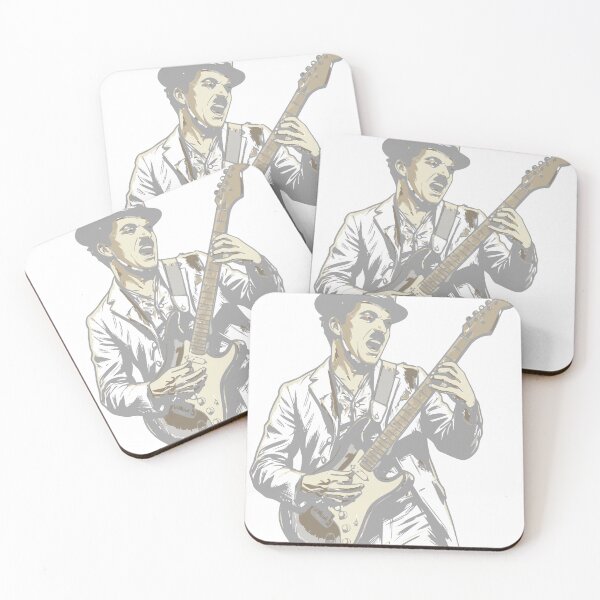 Item preview, Charlie Chaplin Playing Guitar Shirt designed and sold by DoubleK-Factory.