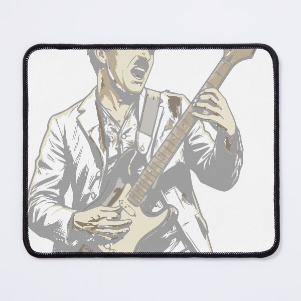 Item preview, Charlie Chaplin Playing Guitar Shirt designed and sold by DoubleK-Factory.