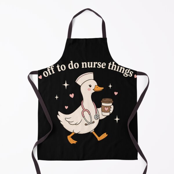 Item preview, Off To Do Nurse Things Funny Nurse Goose Stethoscope Coffee RN Healthcare designed and sold by VGAfanatic.