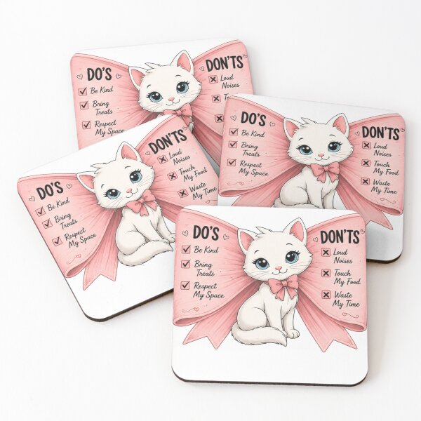Item preview, The "Do's & Don'ts" (Cat Bow) | Cute Cat Do's & Don'ts Shirt | Funny Cat Lover T-Shirt | Pink Bow Kitty Graphic Tee | Kawaii Cat Gift | Cute Animal Apparel designed and sold by ekemarket.