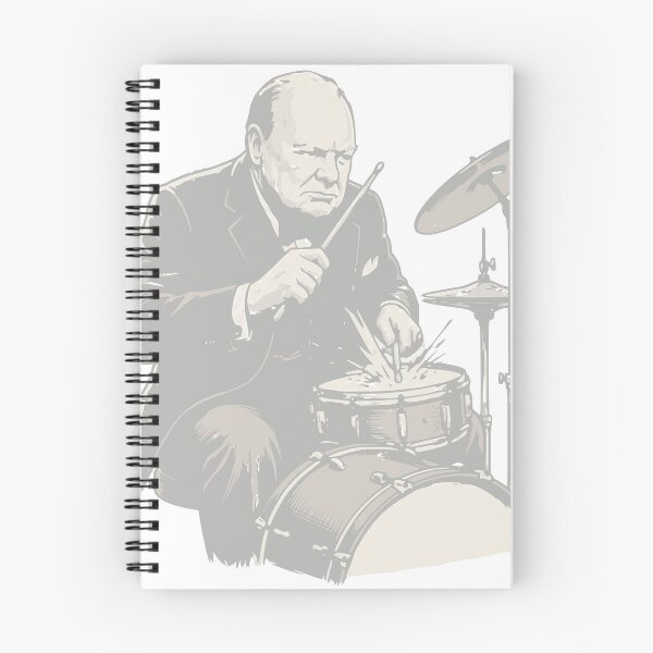Item preview, Winston Churchill Playing Drummer Unisex Shirt designed and sold by DoubleK-Factory.
