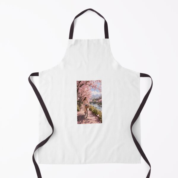 Item preview, The Cherry Blossom Bicycle Path Spring Wall Art designed and sold by TaiwoDesigns.