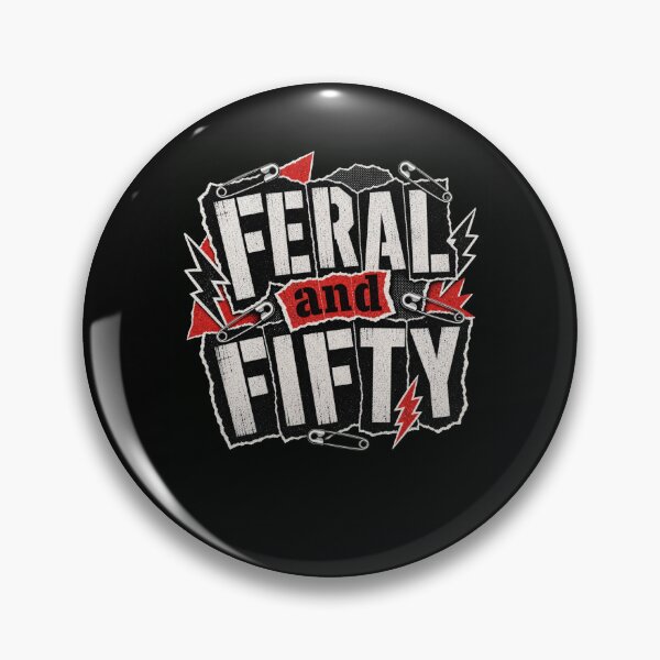 Item preview, Feral and Fifty Punk Rock Distressed Style designed and sold by snowry.
