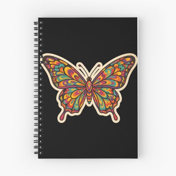 Item preview, Retro Psychedelic Butterfly Sticker 70s Groovy Trippy designed and sold by KCasual.
