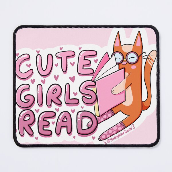 Item preview, Cute Girls Read designed and sold by KaleyKartoons.