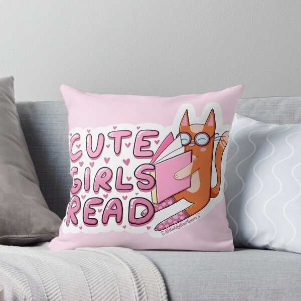 Item preview, Cute Girls Read designed and sold by KaleyKartoons.