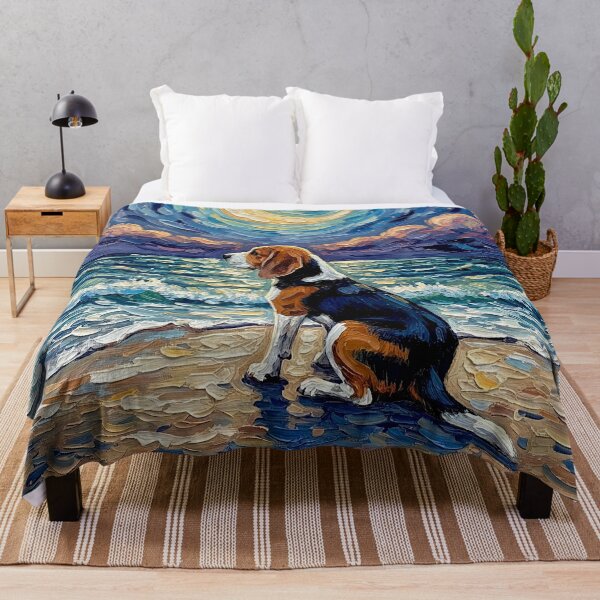 Item preview, Beach Night – Beagle designed and sold by AjaTrier.