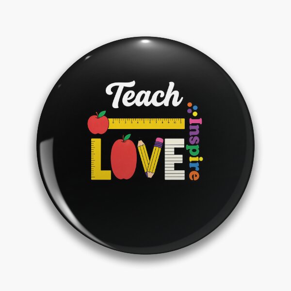 Item preview, Cute Teach Love and Inspire Teacher designed and sold by viectory.