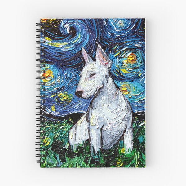 Item preview, Bull Terrier Night designed and sold by AjaTrier.