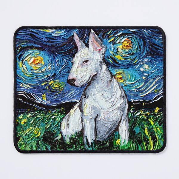 Item preview, Bull Terrier Night designed and sold by AjaTrier.