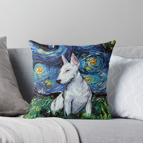 Item preview, Bull Terrier Night designed and sold by AjaTrier.