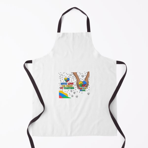 Item preview, Autism Mom – With Love The Pieces Fit Together designed and sold by Lousa Coloring – Creative Designs for Everyday Life.