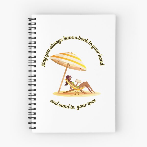 Item preview, A book in your hand and sand in your toes designed and sold by MochaBookClub.