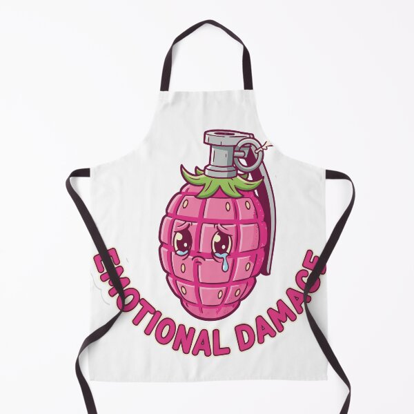 Item preview, "Emotional Damage" Funny Meme Graphic - Sad Pink Grenade - Creepy Cute Pastel Goth Art designed and sold by BestChoiceService.