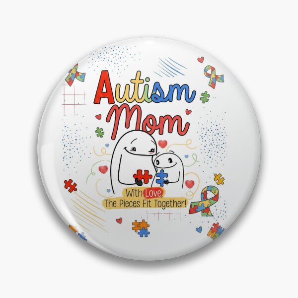 Item preview, Autism Mom With Love Design designed and sold by Lousa Coloring – Creative Designs for Everyday Life.