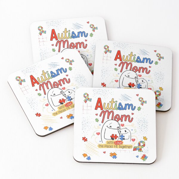 Item preview, Autism Mom With Love Design designed and sold by Lousa Coloring – Creative Designs for Everyday Life.