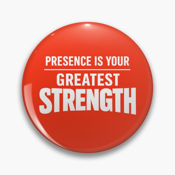 Item preview, Presence Is Your Greatest Strength | Mindfulness Meditation Inspirational Quote designed and sold by DesignHouse07.