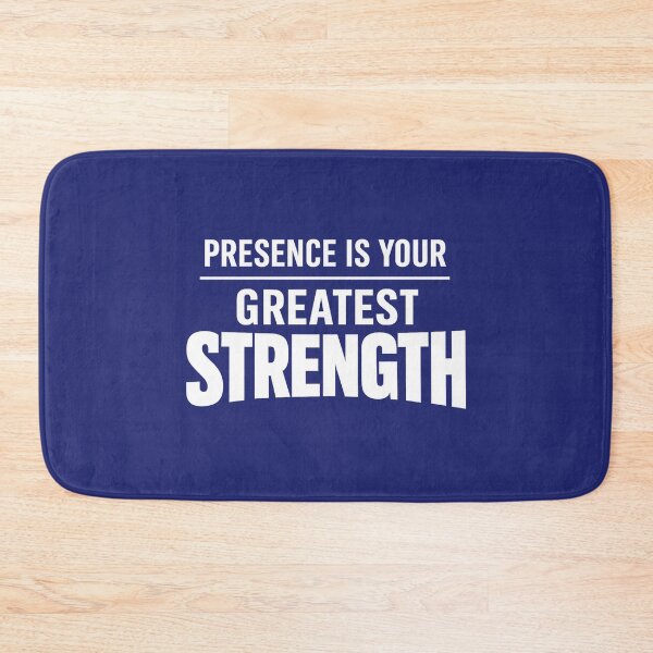 Item preview, Presence Is Your Greatest Strength | Mindfulness Meditation Inspirational Quote designed and sold by DesignHouse07.